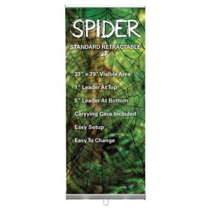 SPIDER ECONOMICAL RETRACTABLE BANNER STAND