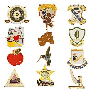 HARD ENAMEL PINS / CLOISONNE LAPEL PINS